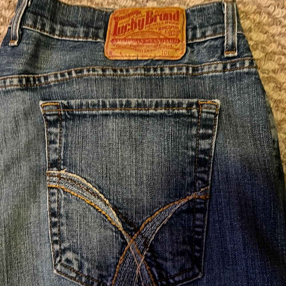 Lucky brand, 38 waist, blue jeans